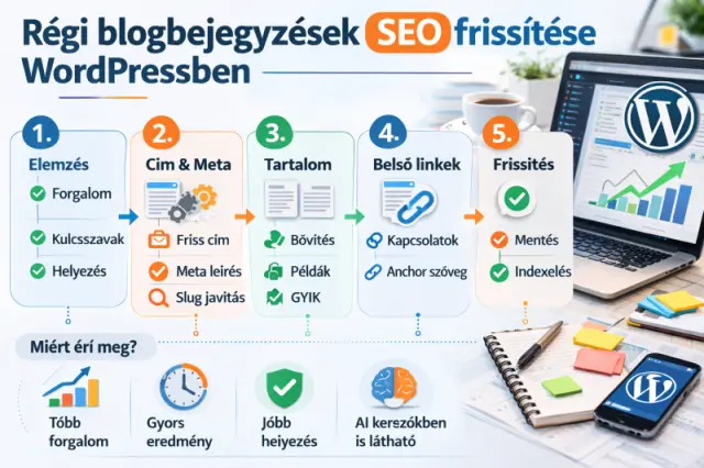 Régi blogbejegyzések SEO frissítése - Weblib