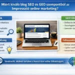 Az Impresszió online marketing SEO-GEO struktúrája